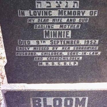 BLOOM Minnie -1952