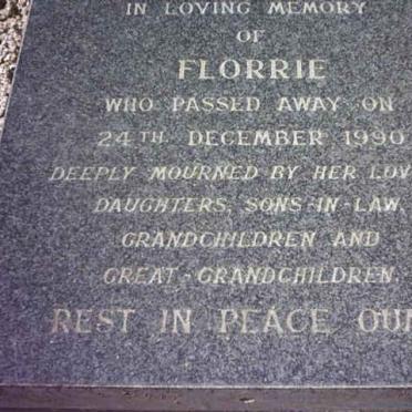 JOFFE Florrie  -1990