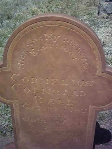 RALL Cornelius Coenraad 1856-1935
