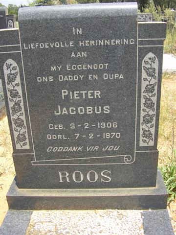 ROOS Pieter Jacobus 1906-1970