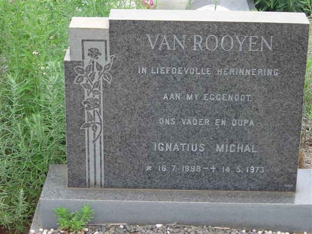 ROOYEN Ignatius Michal, van 1898-1973