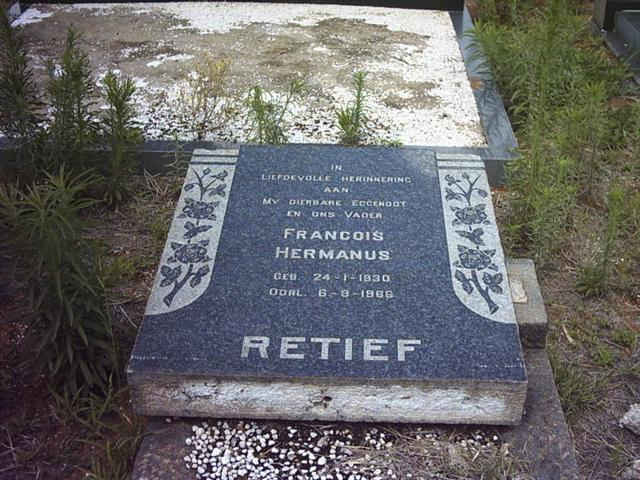 RETIEF Francois Hermanus 1930-1966
