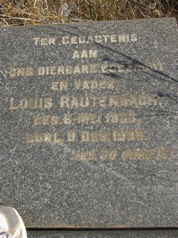 RAUTENBACH Louis 1863-1939