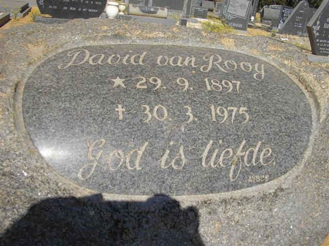 ROOY David, van 1897-1975