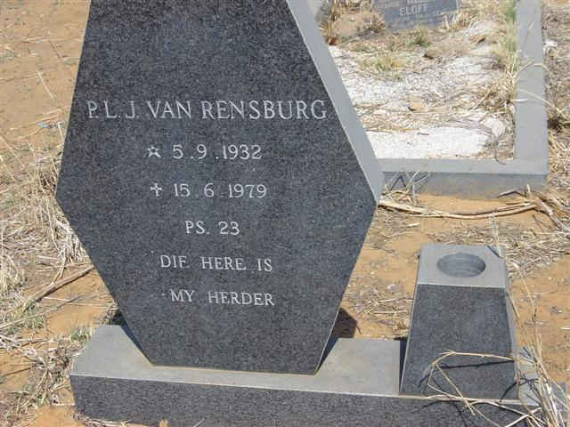 RENSBURG P.L.J., van 1932-1979