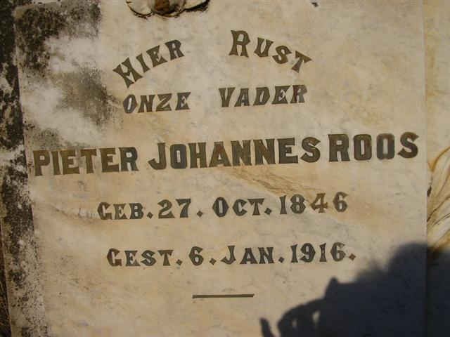 ROOS Pieter Johannes 1846-1916