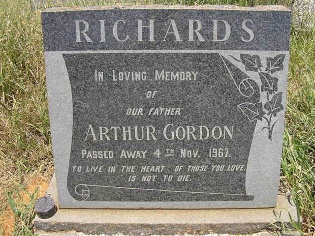 RICHARDS Arthur Gordon -1967