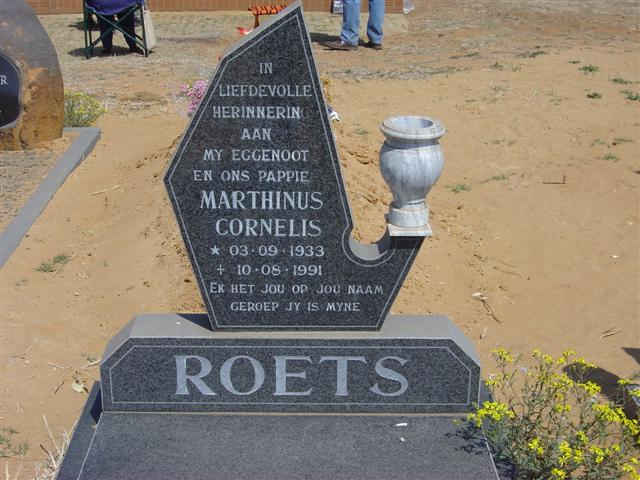 ROETS Marthinus Cornelis 1933-1991