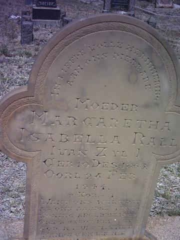 RALL Margaretha Isabella nee van ZYL 1863-1944