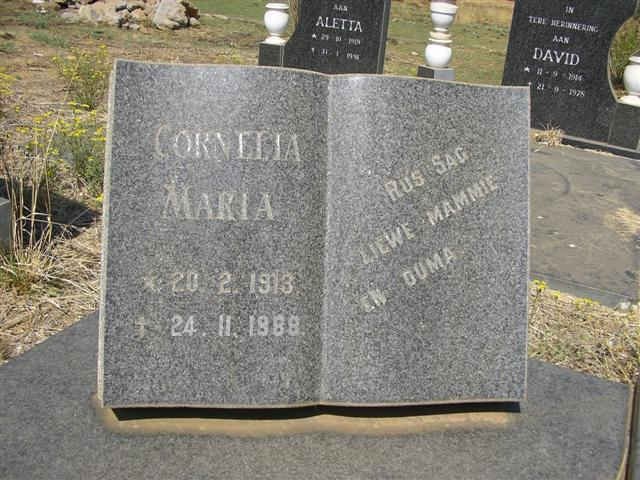 ROTHMANN Cornelia Maria 1913-1988