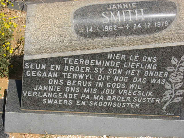 SMITH Jannie 1962-1979