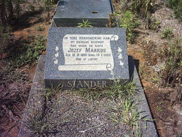STANDER Jozef Markus 1890-1959