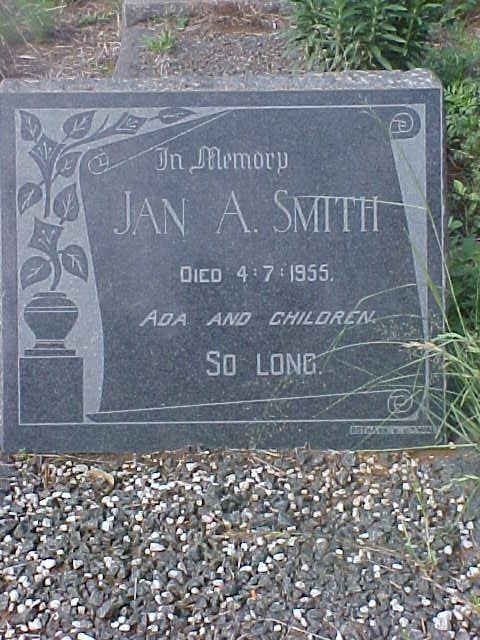 SMITH Jan A. -1955