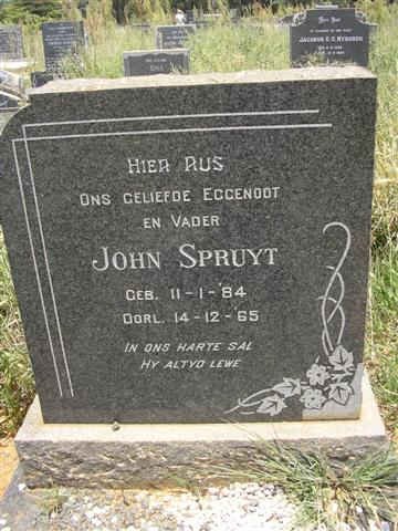 SPRUYT John 1884-1965