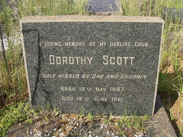 SCOTT Dorothy 1897-1961