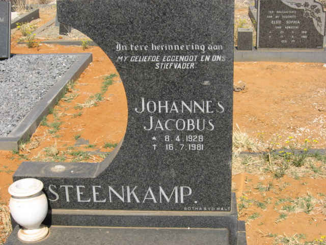 STEENKAMP Johannes Jacobus 1928-1981