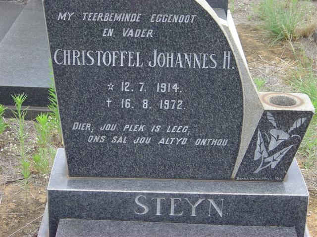 STEYN Christoffel Johannes H. 1914-1972