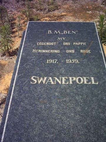 SWANEPOEL B.M. 1917-1959