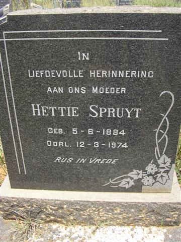 SPRUYT Hettie 1884-1974