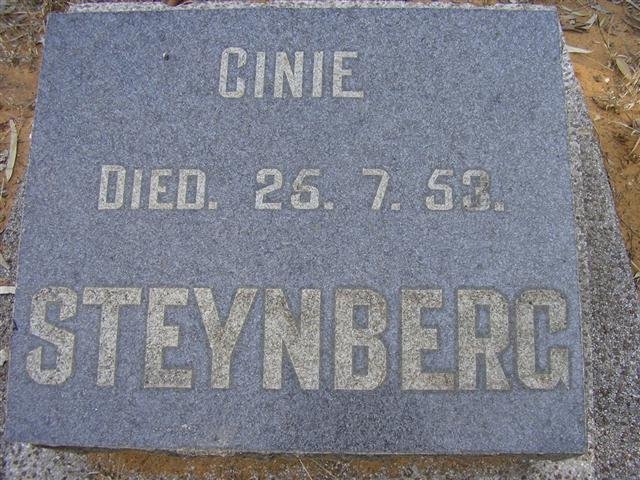 STEYNBERG Cinie -1953