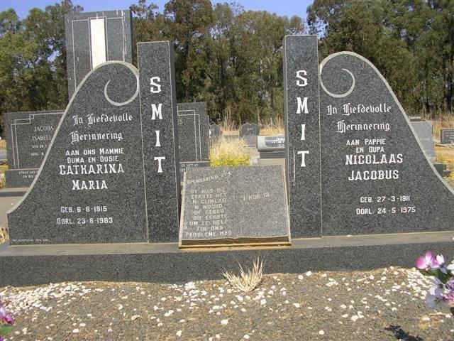 SMIT Nicolaas Jacobus 1911-1975 &amp; Catharina Maria 1915-1983