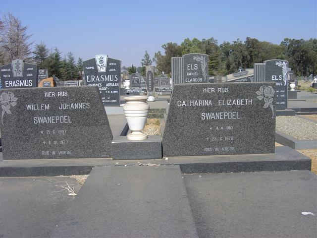 SWANEPOEL Willem Johannes 1907-1977 &amp; Catharina Elizabeth 1910-1978