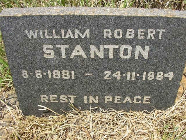 STANTON William Robert 1881-1964