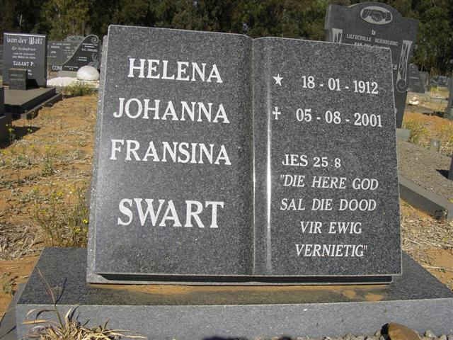 SWART Helena Johanna Fransina 1912-2001