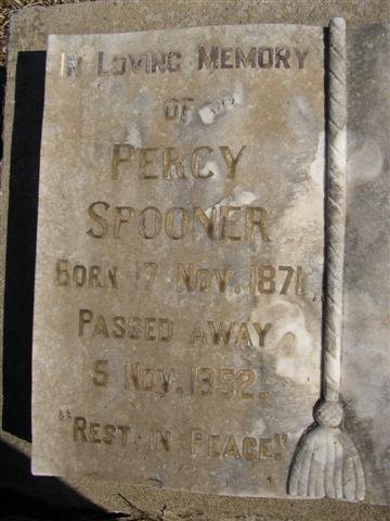 SPOONER Percy 1871-1952