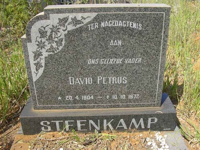 STEENKAMP David Petrus 1904-1972