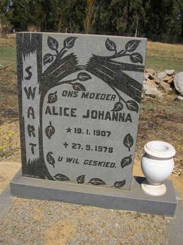 SWART Alice Johanna 1907-1978
