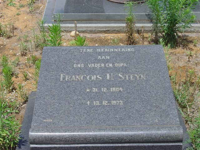 STEYN Francois U. 1904-1973
