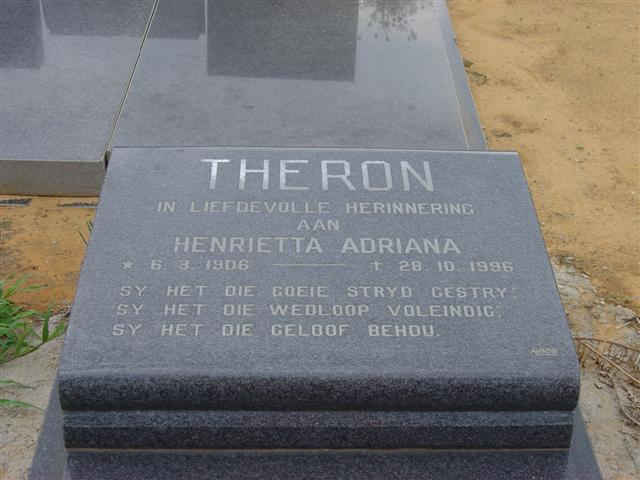 THERON Hendrietta Adriana 1906-1996