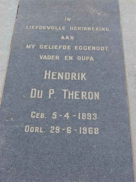 THERON Hendrik Du P. 1893-1968