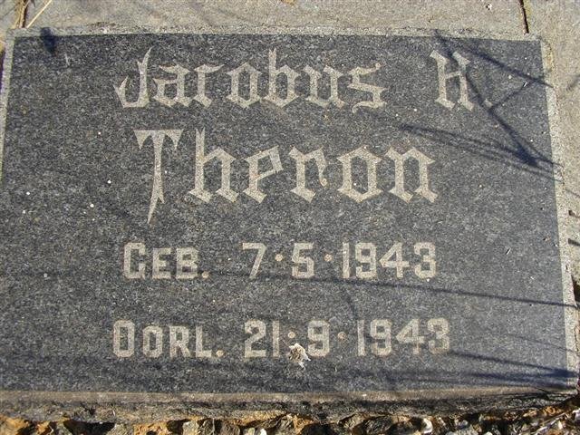 THERON Jacobus H. 1943-1943