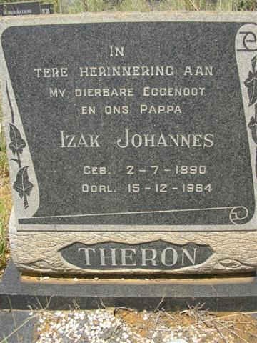 THERON Izak Johannes 1890-1964