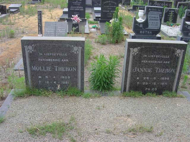 THERON Jannie 1898-1971 &amp; Mollie 1905-1991