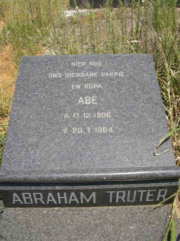 TRUTER Abraham 1906-1984