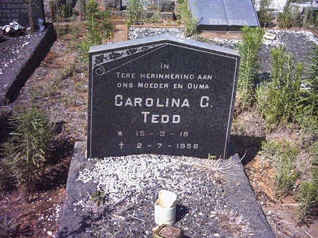 TEDD Carolina G. 18?-1958