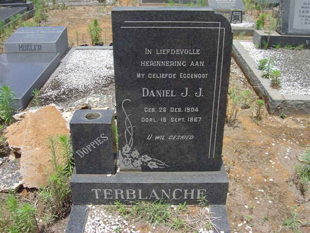 TERBLANCHE Daniel J.J. 1904-1967