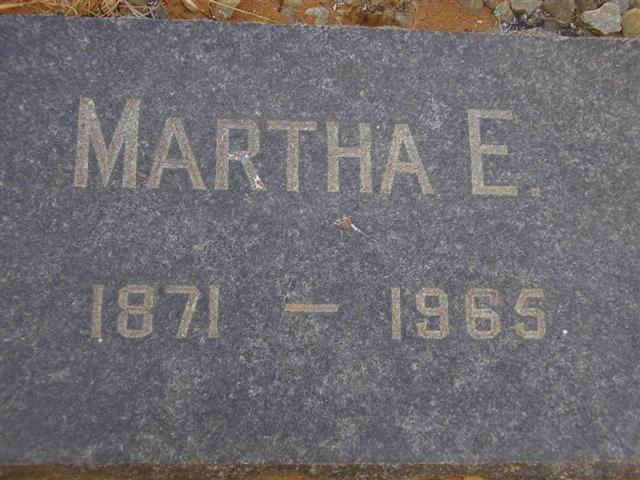THOMSON Martha E. 1871-1965