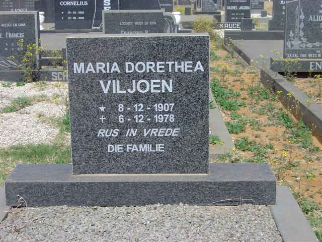 VILJOEN Maria Dorethea 1907-1978
