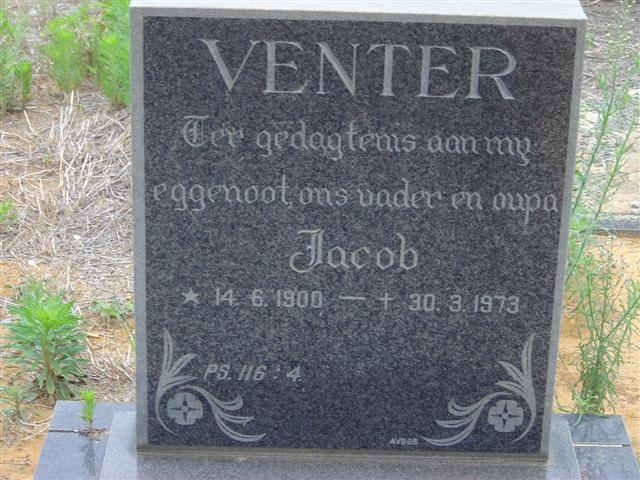 VENTER Jacob 1900-1973
