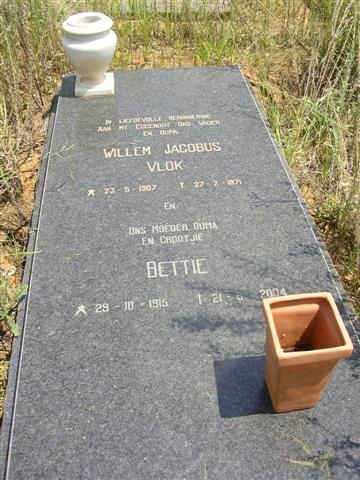 VLOK Willem Jacobus 1907- &amp; Bettie 1915-2004