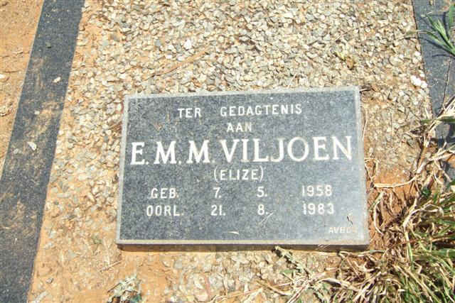VILJOEN E.M.M. 1958-1983