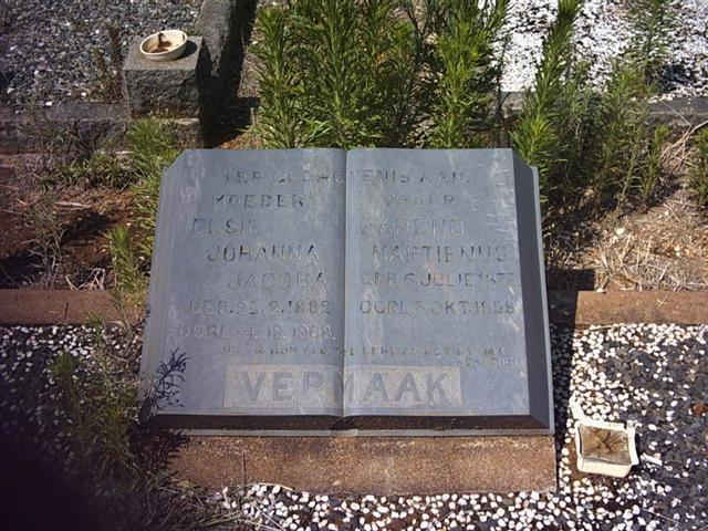 VERMAAK ? Martienus &amp; Johanna Jacoba