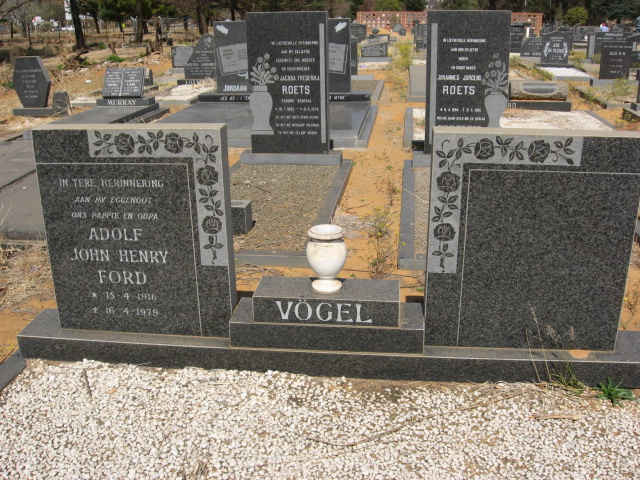 VOGEL Adolf John Henry Ford 1910-1979