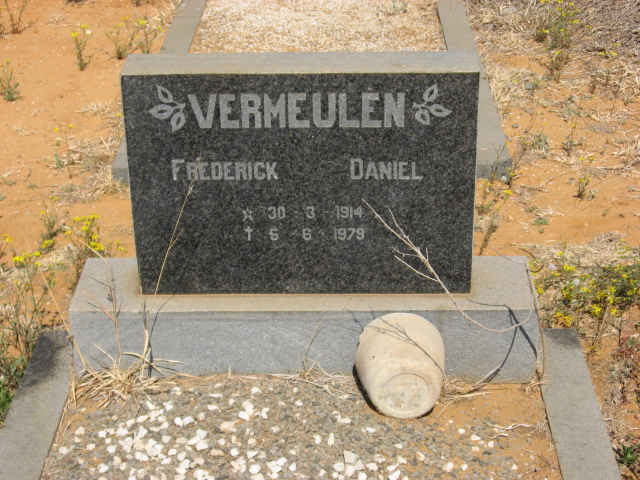 VERMEULEN Frederick Daniel 1914-1979