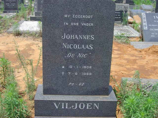 VILJOEN Johannes Nicolaas 1906-1969
