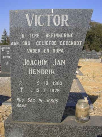 VICTOR Joachim Jan Hendrik 1903-1975